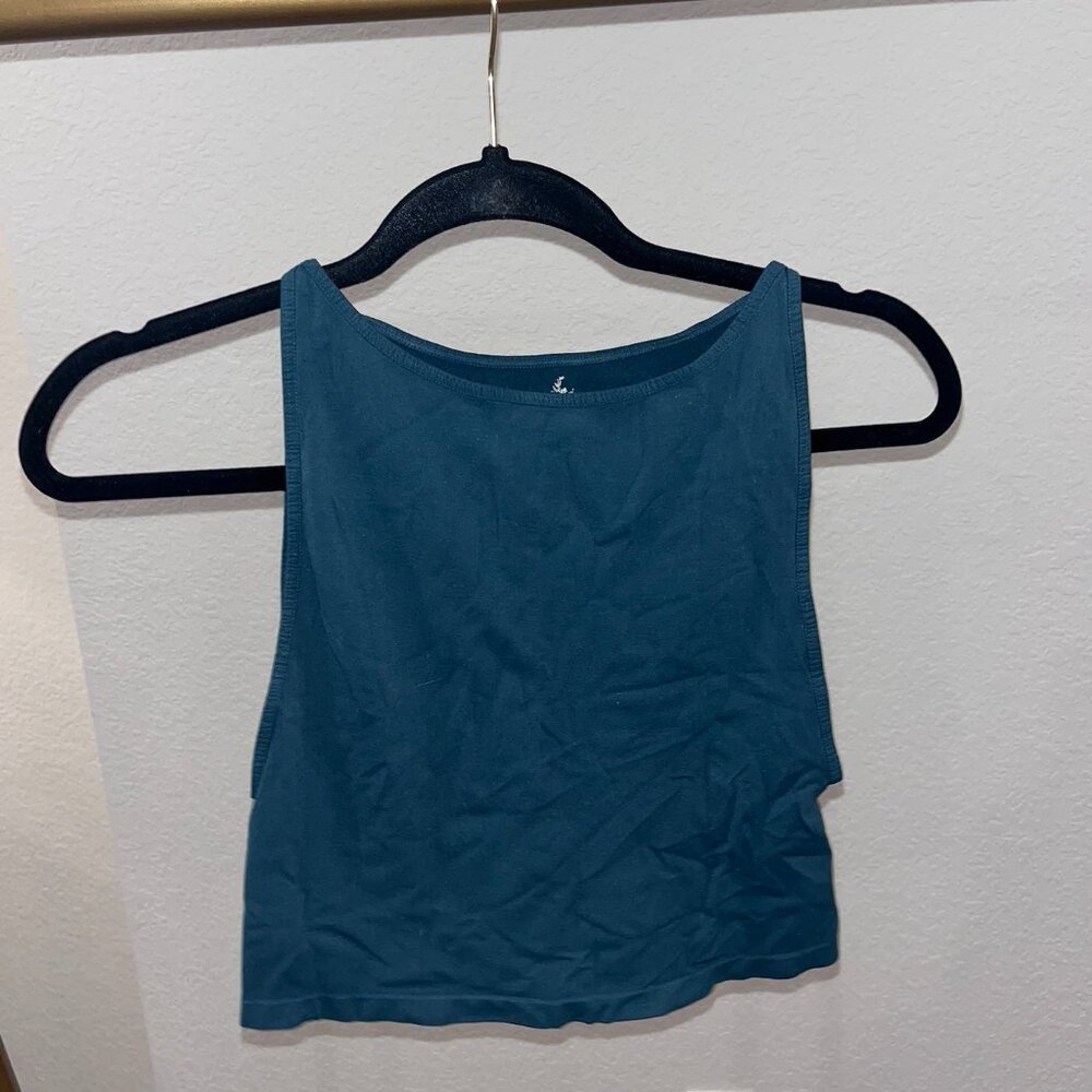 Free People Intimately Boatneck Brami Turqoise